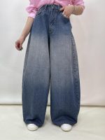 شلوار جین زنانه سوپر بگ آبی