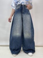 شلوار جین زنانه سوپر بگ بالون آبی