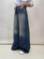 شلوار جین زنانه سوپر بگ بالون آبی