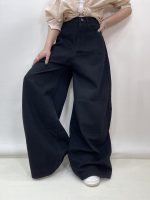 شلوار جین زنانه سوپر بگ بالون مشکی