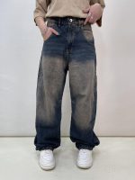 شلوار جین زنانه بالونی آبی تینت