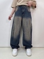 شلوار جین زنانه بالونی آبی تینت