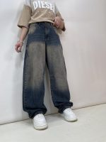 شلوار جین زنانه بالونی آبی تینت