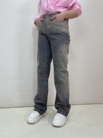 شلوار جین زنانه نیم بگ سنگشور متفاوت