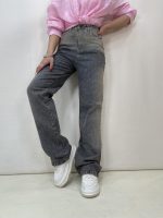 شلوار جین زنانه نیم بگ سنگشور متفاوت