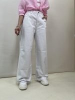 شلوار جین زنانه بگ سفید