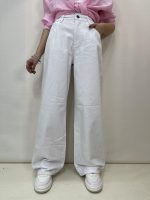 شلوار جین زنانه بگ سفید