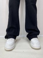 شلوار جین زنانه نیم بگ مشکی