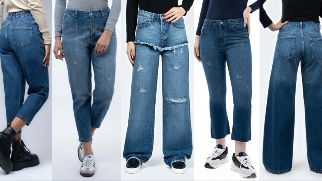 انواع شلوار جین زنانه