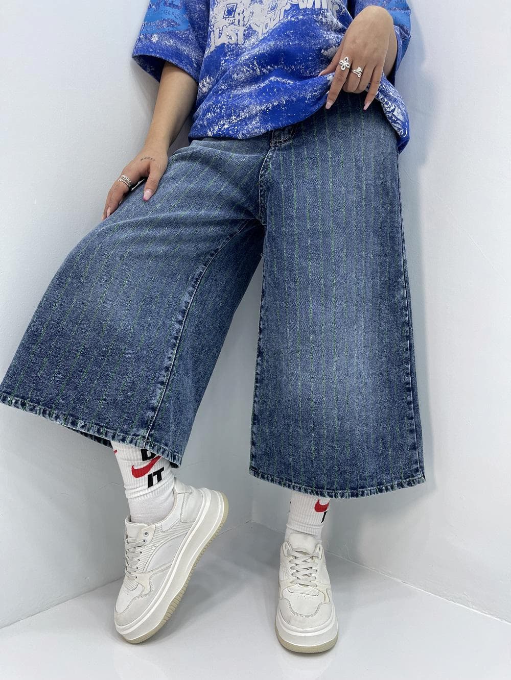 شلوارک سوپر بگ آبی قد 80