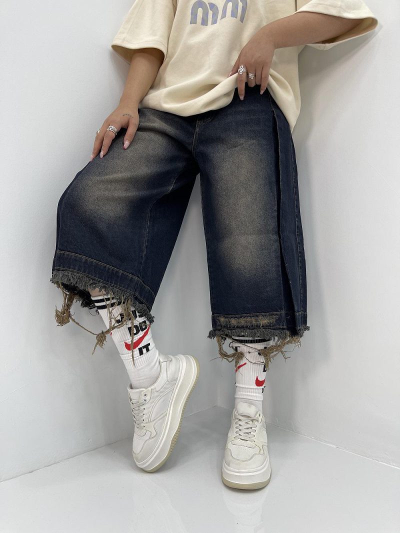 Sangshur Blue Super Bag Shorts