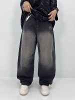 شلوار جین زنانه بالونی زغالی