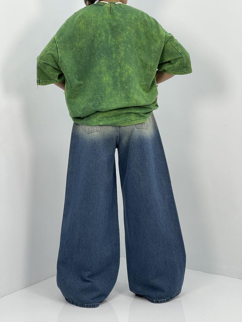 تیشرت باکسی سنگشور سبز