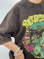 تیشرت باکسی سنگشور قهوه ای