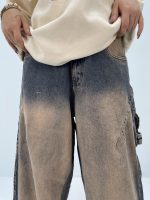 شلوار جین زنانه بالونی مکس آبی سنگشور