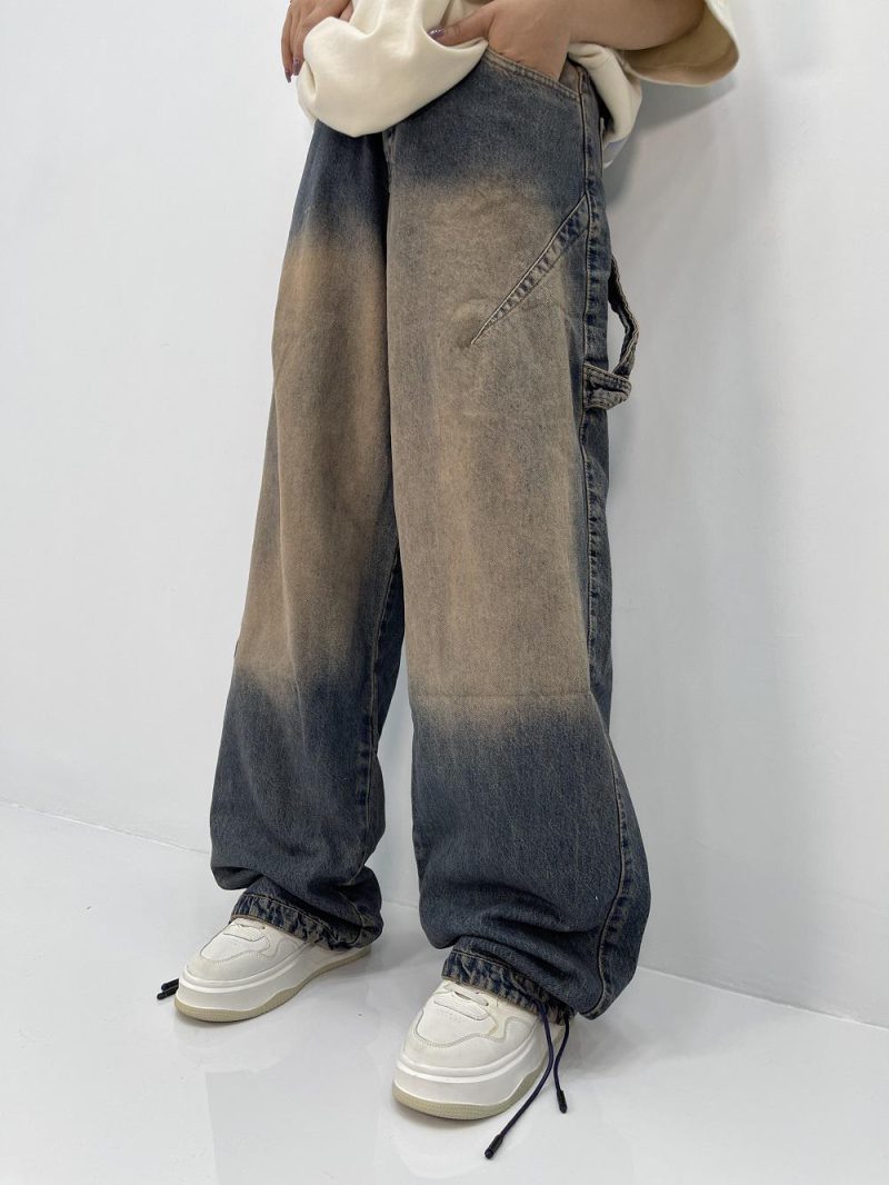 شلوار جین زنانه بالونی مکس آبی سنگشور