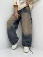 شلوار جین زنانه بالونی مکس آبی سنگشور