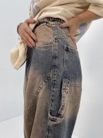 شلوار جین زنانه بالونی مکس آبی سنگشور