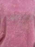 تیشرت باکسی سنگشور صورتی