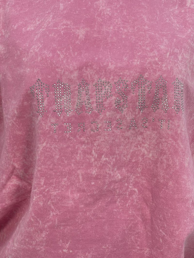 تیشرت باکسی سنگشور صورتی