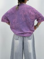 تیشرت باکسی سنگشور یاسی