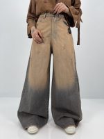 شلوار جین زنانه سوپر بگ آبی سنگشور