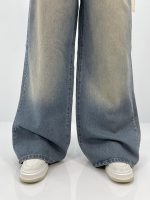 شلوار جین زنانه سوپر بگ آبی سنگشور