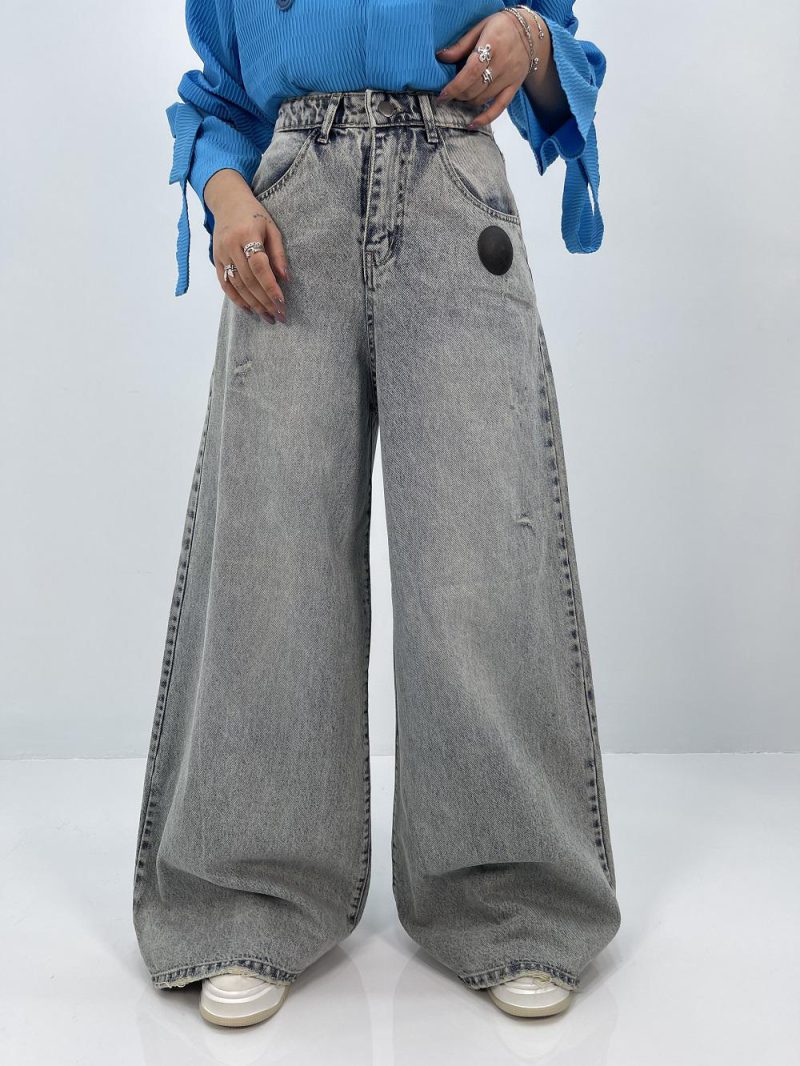 شلوار جین زنانه سوپر بگ سنگشور