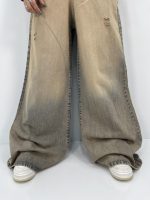 شلوار جین زنانه سوپر بگ آبی سنگشور