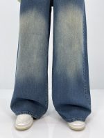 شلوار جین زنانه سوپر بگ آبی سنگشور
