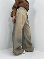 شلوار جین زنانه سوپر بگ آبی سنگشور