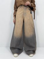 شلوار جین زنانه سوپر بگ آبی سنگشور