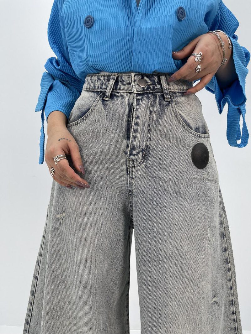 شلوار جین زنانه سوپر بگ سنگشور