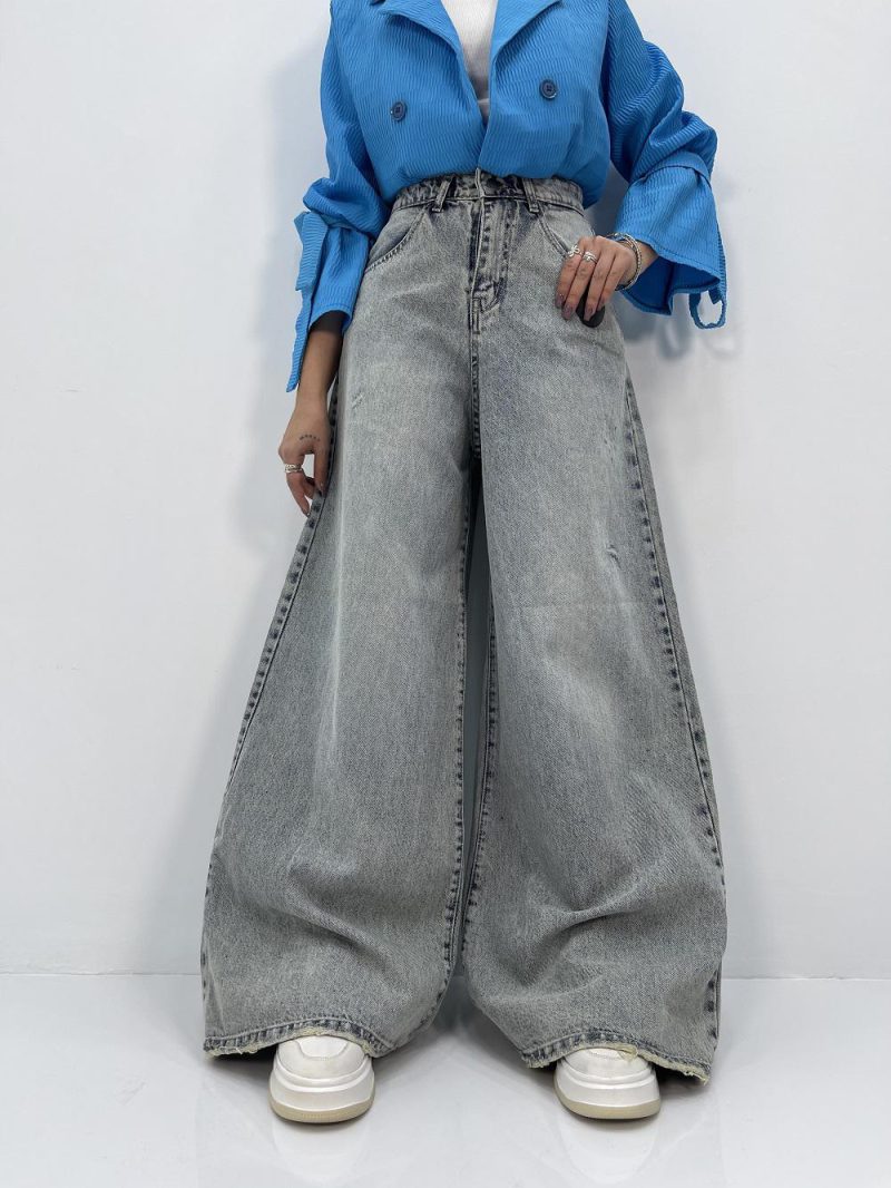 شلوار جین زنانه سوپر بگ سنگشور