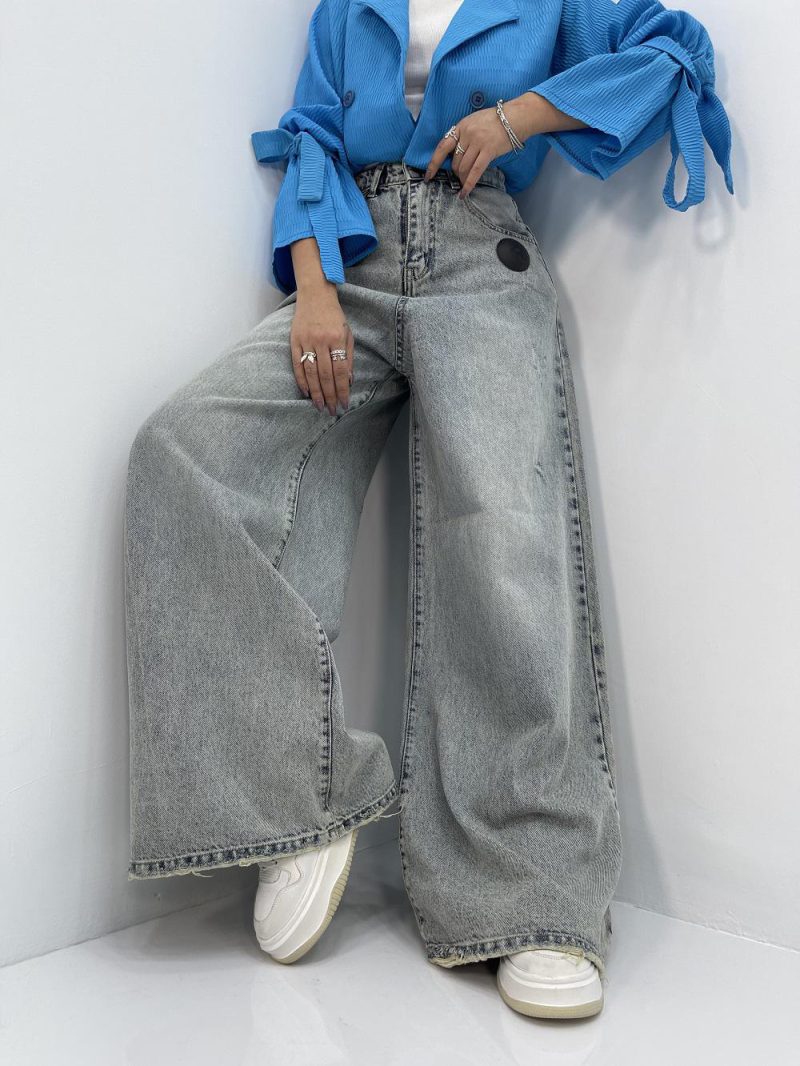 شلوار جین زنانه سوپر بگ سنگشور