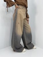 شلوار جین زنانه سوپر بگ آبی سنگشور