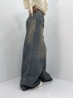 شلوار جین زنانه سوپر بگ آبی سنگشور