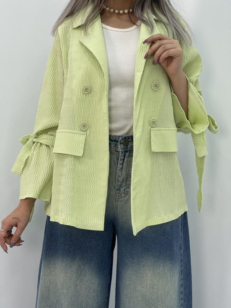 ست مانتو کتی با شلوار جین سوپر بگ زنانه