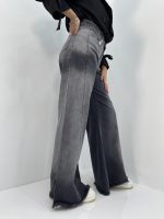 شلوار جین زنانه شافل زغالی