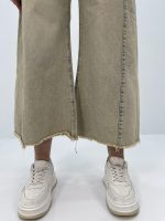 شلوار جین زنانه شافل مر ریش دمپا ریش