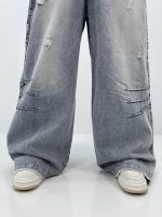 شلوار جین زنانه سوپر بگ ابی