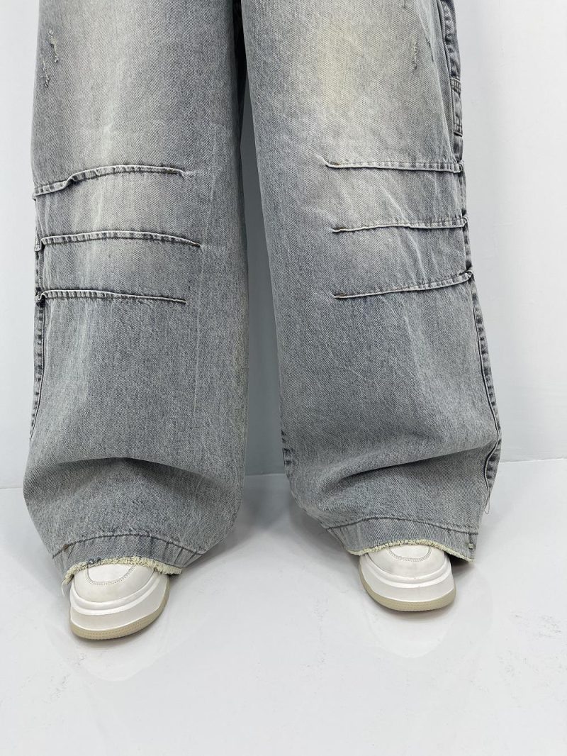 شلوار جین زنانه سوپر بگ ابی