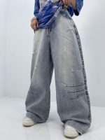 شلوار جین زنانه سوپر بگ ابی