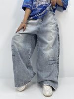 شلوار جین زنانه سوپر بگ ابی