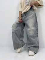 شلوار جین زنانه سوپر بگ ابی