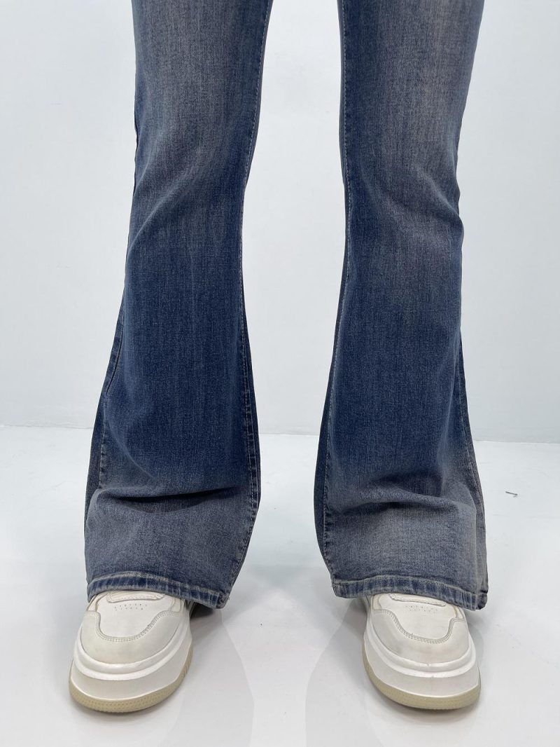 شلوار جین زنانه بوتکات آبی