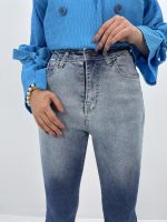 شلوار جین زنانه بوتکات آبی