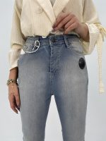 شلوار جین زنانه بوتکات آبی