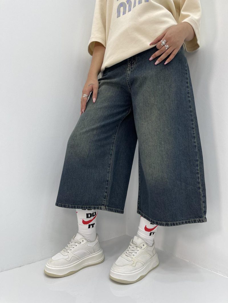 شلوارک جین زنانه سوپر بگ