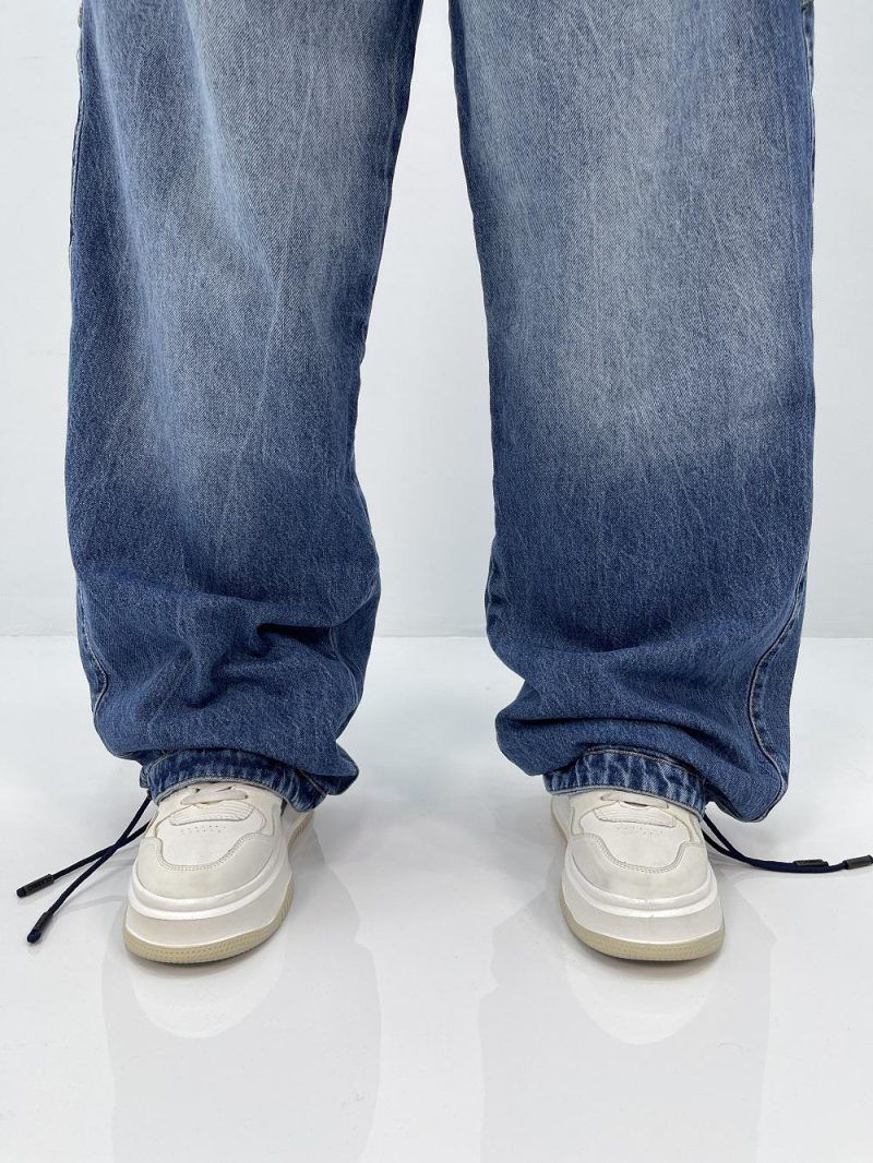 شلوار جین زنانه بالونی مکس آبی